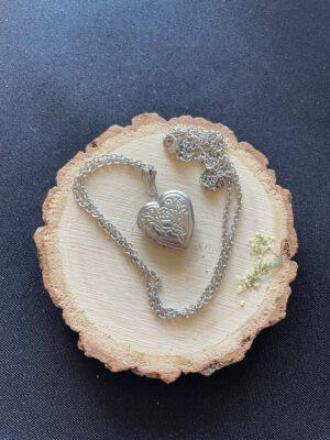 Roestvrijstalen Ketting met Hartvormige Locket