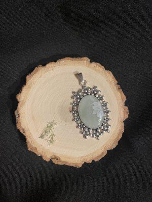 Prachtige Hanger Licht Groen Bloemen
