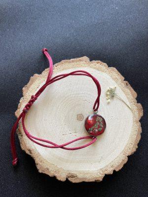 Verstelbare Satijnen Armband met Abalone Schelp Scherven – Elegantie en Oceaanenergie