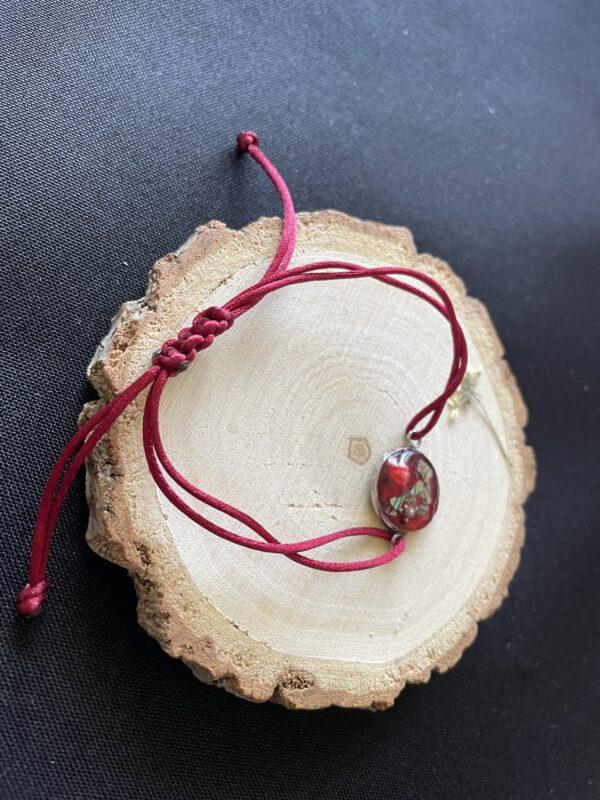 Verstelbare Satijnen Armband met Abalone Schelp Scherven – Elegantie en Oceaanenergie