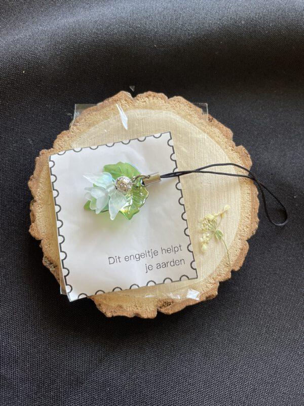 Cadeauverpakking Roestvrijstaal Engelsleutelhanger Lavasteen Goud