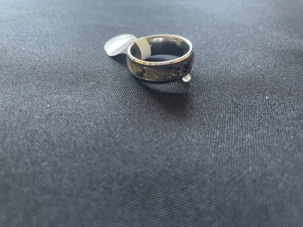 Roestvrijstalen Ring met Abalone Schelp – Kleurrijke Natuurlijke Elegant